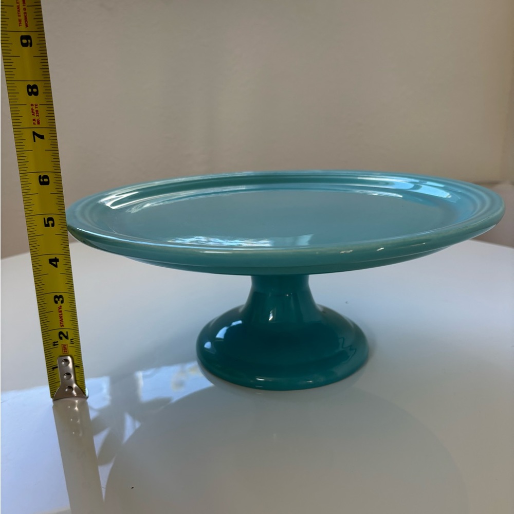 Bauer 2000 Aqua Pedestal Cake/Cupcake Stand